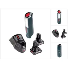 Bosch Professional, Arbeitsleuchte, GLI 12V-300 Akku Lampe + 2x GBA 12V 6,0 Ah Akku + GAL 1230 Ladegerät (300 lm)