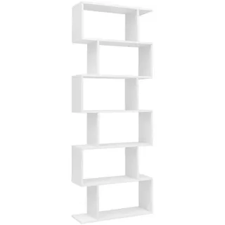 Wohnling Bücherregal 70 x 23,5 x 190,5 cm Weiß