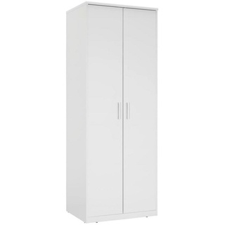 XORA Kleiderschrank Weiß - 72x194x54 cm