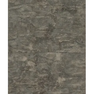 Rasch Textil Rasch Tapete 499742 - Vliestapete Schwarz Gold Metallic Used-Look Beton Optik aus der Kollektion Factory V