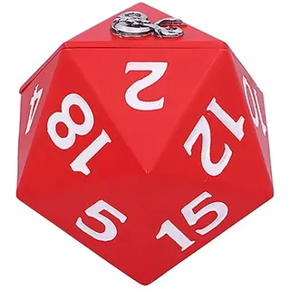 Nemesis Now D20 Würfelbox Dekorative Würfel 13.5 Cm - Multicolor