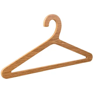 Kleiderbügel , Naturfarben, Eichefarben , Holz , Eiche , furniert, Schichtholz , 42x20x1 cm , Garderobe, Kleiderbügel