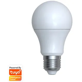 DENVER LED-Lampe SHL-340, E27, 806 lm, EEK F, Birne, WW/NW