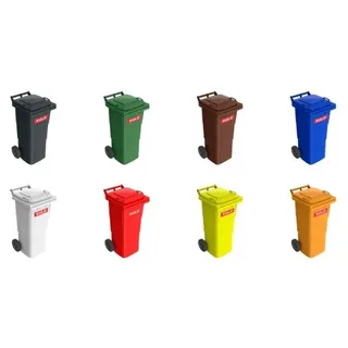 60 Liter Sulo Mülltonne, Mülleimer, Abfalltonne, Großmüllbehälter grün - Grün