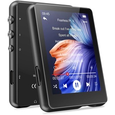 32GB MP3 Player Bluetooth 5.3 MECHEN 2,4'' Touchscreen Tragbarer MP3-Player zum Laufen mit Line-in-Aufnahme, FM-Radio, Lautsprecher, Unterstützt bis zu 128GB