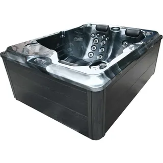 Outdoor Whirlpool FIJI Pearl Shadow Grau inkl. Abdeckung - 210 x 160 x 80cm - Grau