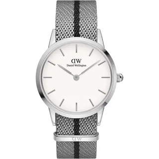 Nur Zeit Daniel Wellington Grau Kollektion Iconic Nato - mann - Weiß
