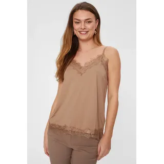 FREEQUENT Spitzentop »BICCO-ST«, mit Spaghetti-Trägern, beige