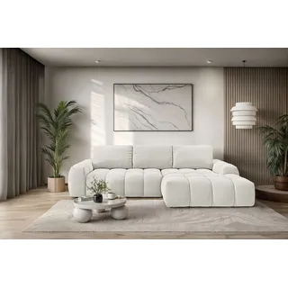 OTTO home »AZITA L-Form, 270 cm - OTTO. Verlässliche Qualität.« wahlweise als Schlafsofa m. Bettkasten, Bubble-Optik,