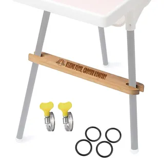 T TAKONE Fußstütze für Ikea Hochstuhl - Einstellbare Hochstuhl Fußstütze, mit Gummiring - Zubehör für Babyhochstühle kompatibel mit dem IKEA Antilop-Hochstuhl