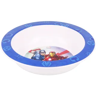 Stor Avengers Schüssel für Kinder - Plastikschüssel Müslischale - Kunststoff Müslischüssel - Plastik Breischale Baby - Kinderschüssel BPA-Frei