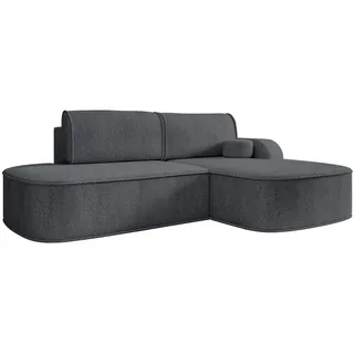 Mirjan24 Eckcouch 4-Sitzer Grau