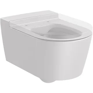 Roca, INSPIRA,ROUND Hängebecher mit horizontalem Ausgang, perlfarben, 370 mm x 560 mm x 440 mm, 346527630