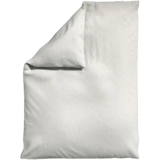 schlafgut Woven Fade Bettwäsche Bettbezug einzeln 155x220 cm & white-sand-light - weiß