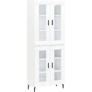 vidaXL Highboard 69,5 x 180 x 34 cm Weiß