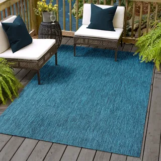 Sanat Melissa 8000 Outdoor-Teppich 80 x 150 cm Blau