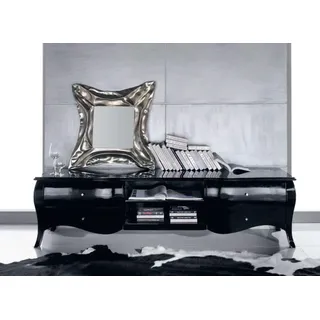 tv Ständer Sideboard rtv Lowboard Regale Wohnzimmer Holz Schwarz Kommode Tische - Schwarz