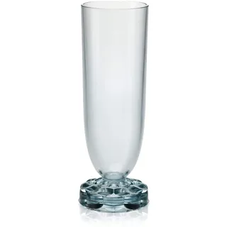 Kartell Jellies Family Tellern, tischtts, Gläsern, Schüsseln und Karaffen, Plastik, hell blau, 5.5 x 17 cm, 4-Einheiten