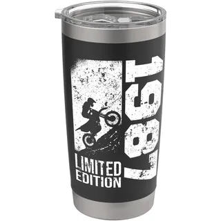 Pit-bike Jahrgang 1987 Geburtstag Dirtbike Pitbike Motocross Doppelwandiger Edelstahl-Thermobecher
