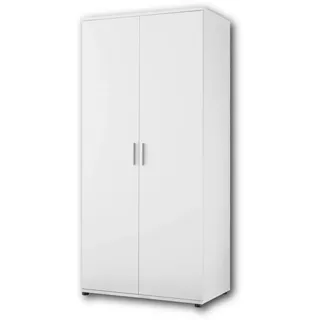 Begabino Kinderkleiderschrank Bibo 90 x 191 x 55 cm weiß