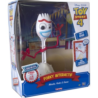 Lansay Toy Story 4-Forky Interaktiv, 25 cm – 64434, Mehrfarbig