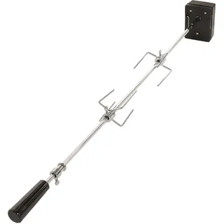 Taino Drehspiess mit Motor , Silberfarben , Metall , 106 cm , Grills
