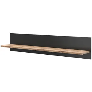Vicco Wandregal Amber Eiche Wotan, 100 x 20 cm wandhalterung
