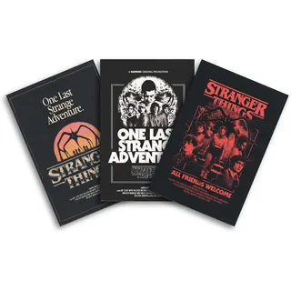 Close Up Pyramid International Stranger Things Season 5 – Staffel 5 Keyart Poster- 3-er Set Part 2 (3 Motive) – Epische Wandbilder 61 × 91,5 cm | Retro Wanddekoration für Serien Nerds