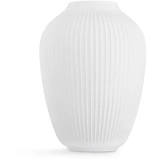 Kähler Bodenvase H50 Hammershøi dänisches Design Handarbeit für Blumen, Weiss
