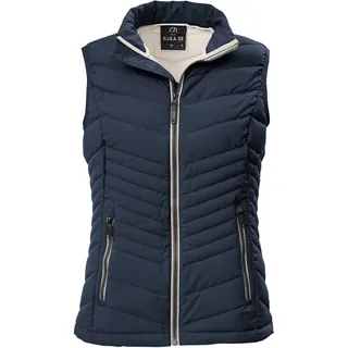 Steppweste "GS 109 WMN QLTD VST", Damen, Gr. 36, blau (navy), Obermaterial: 100% Polyester.Futter: 100% Polyester.Füllung: 100% Polyester, G.I.G.A. DX BY KILLTEC, Westen Steppweste, Atmungsaktive, winddichte Damenweste mit 10.000 mm Wassersäule
