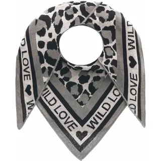 Zwillingsherz »Dreieckstuch Baumwolle« mit Leo Muster und Schrift,