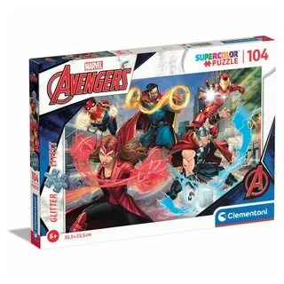 CLEMENTONI GlitzerThe Avengers (104 Teile)