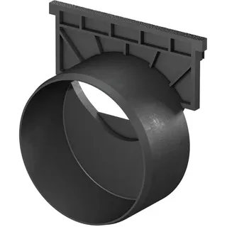 ACO Stirnwand mit Stutzen DN 100