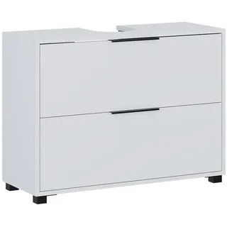 Vicco Waschbeckenunterschrank Alina 2 Schubladen 80 x 60 x 30 cm Weiß