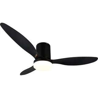 Trio Göteborg 31 cm Deckenventilator Schwarz