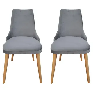 Polstersessel Clubsessel Loungesessel Cocktailsessel Sessel V-90.72B-73 - Grau