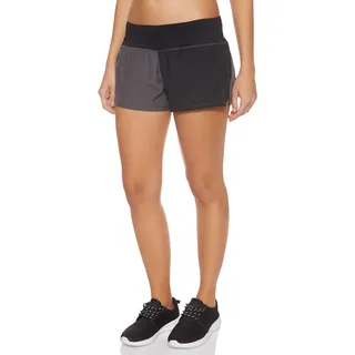 Nike Damen Shorts Crew, Thunder Grey/Black/Reflective Silver, XL, AJ9130-010