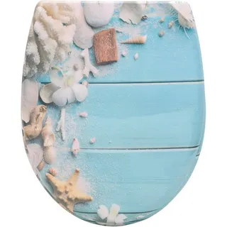 Woltu Toilettendeckel mit Absenkautomatik Strandholz