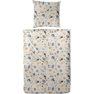Primera Bettwäsche »Biber-Bettwäsche Branches« 2 Stk. tlg. mit floralen Motiven