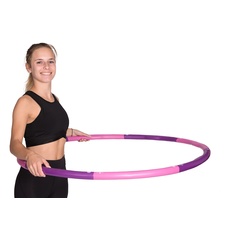 HOOPOMANIA LIGHT HOOP [1,2 kg] Hula Hoop Reifen Erwachsene in pink – Hulahoop zum Abnehmen