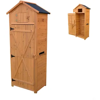 Relaxdays Geräteschrank 0,75 x 0,50 m Orange