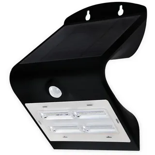 BLULAXA Solar-LED Wandleuchte 48636 mit Sensor, 3,2 W, schwarz