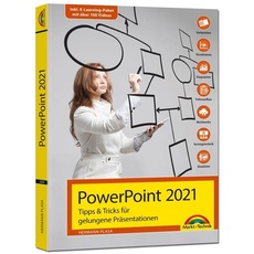 PowerPoint 2021 Tipps und Tricks für gelungene Präsentationen und Vorträge. Komplett in Farbe