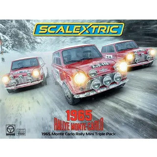 SCALEXTRIC 1:32 1965 Monte Carlo Rally Mini Triple