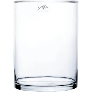 Sandra Rich 360001 Vase, Glas, transparent, 20 x 10 x 10 cm