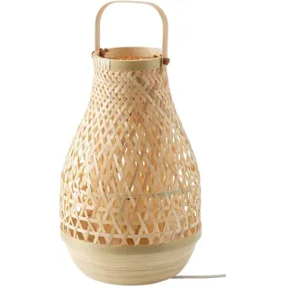 IKEA Misterhult Tischleuchte Nachttischlampe Nachttischleuchte Lampe Bambus 36cm