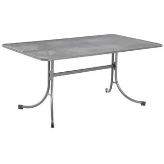 MWH Universal Gartentisch Stahl Iron-Grey