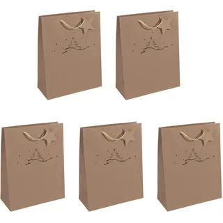 Sigel Geschenktüten 33 x 26 cm Braun