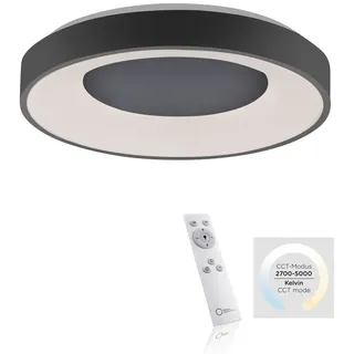 just light. Just Light 14326-18 ANIKA LED-Deckenleuchte LED Deckenleuchte Steuerbare Lichtfarbe 26.5W Grau