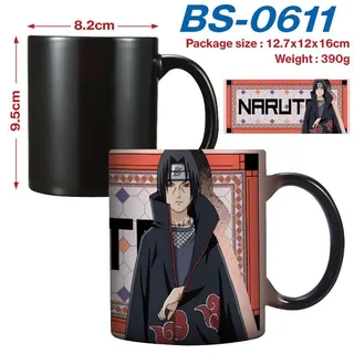 Naruto Akatsuki Obito Thermoeffekt Tasse Ceramic Kaffee Tee Milch Becher Magische Mug - Itachi Uchiha
